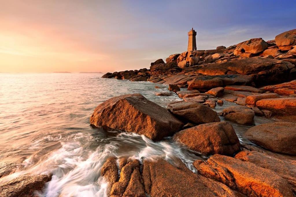 Maison - Villa Bord De Mer, Cote De Granit Rose Perros-Guirec Dış mekan fotoğraf